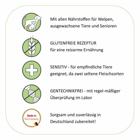 Dog Wet pet food RyDog Goat&Horse (Ziege&Pferd) 400g 6 Piece -5- Anifit