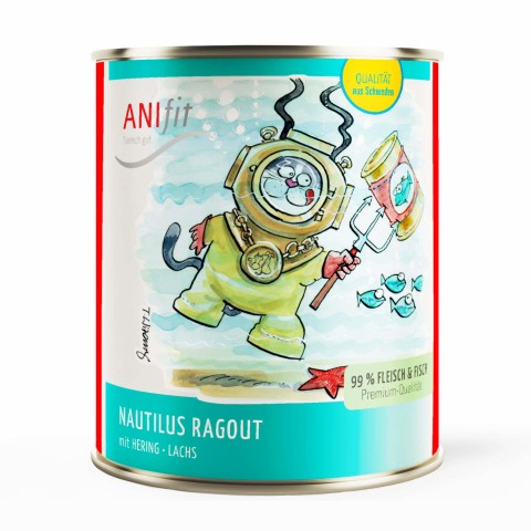 Katze Nassfutter Nautilus Ragout 810g 6 Stück -1- Anifit