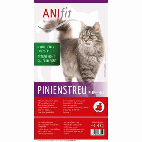 Cat Accessories Pine Litter (Pinienstreu) 4 kg 1 Piece -2- Anifit
